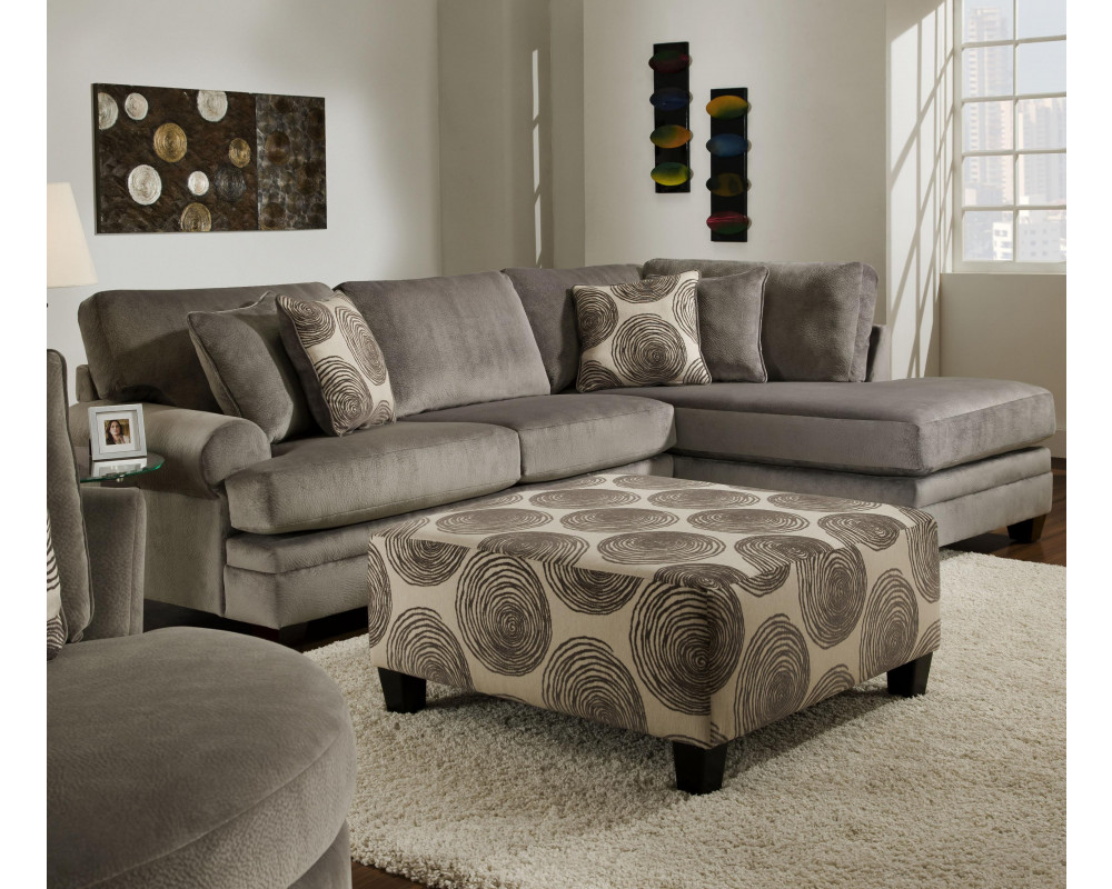 Good Deal Charlie Inc. Groovy Smoke Sectional - Sectionals ...