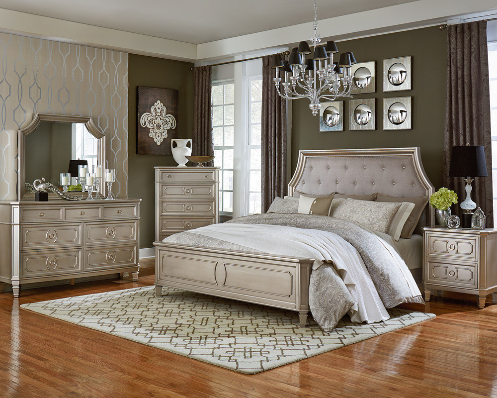 Silver king online bedroom set
