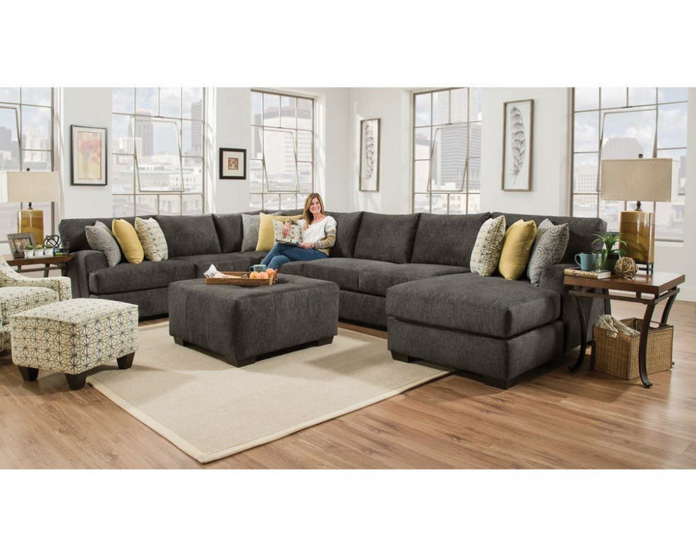 Alton Charcoal 3-piece Sectional