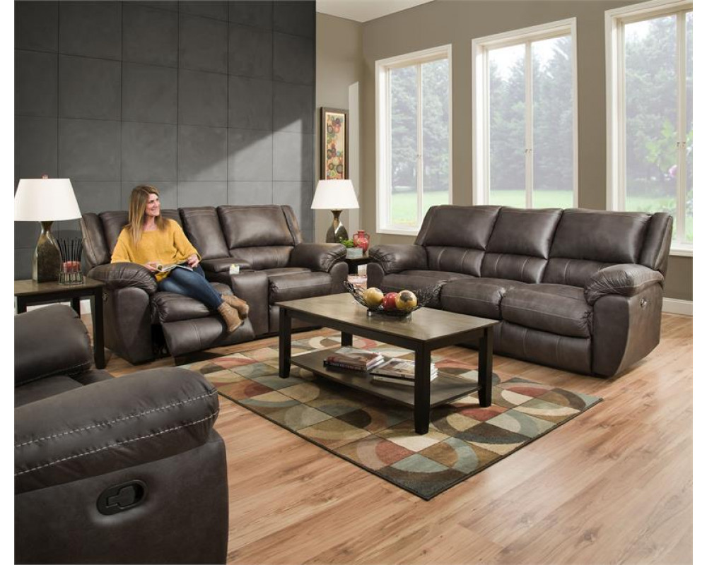 Good Deal Charlie Inc. Shiloh Granite Sofa & Loveseat - Sofa Loveseat Set - Living Room