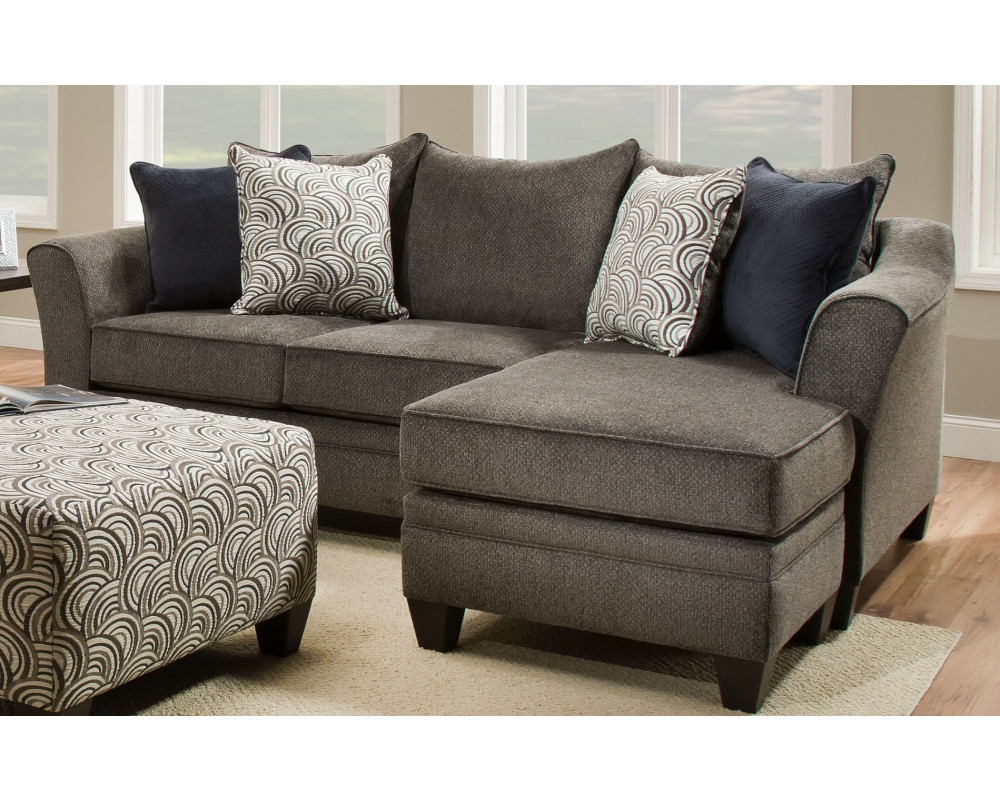 Albany pewter new arrivals sofa chaise