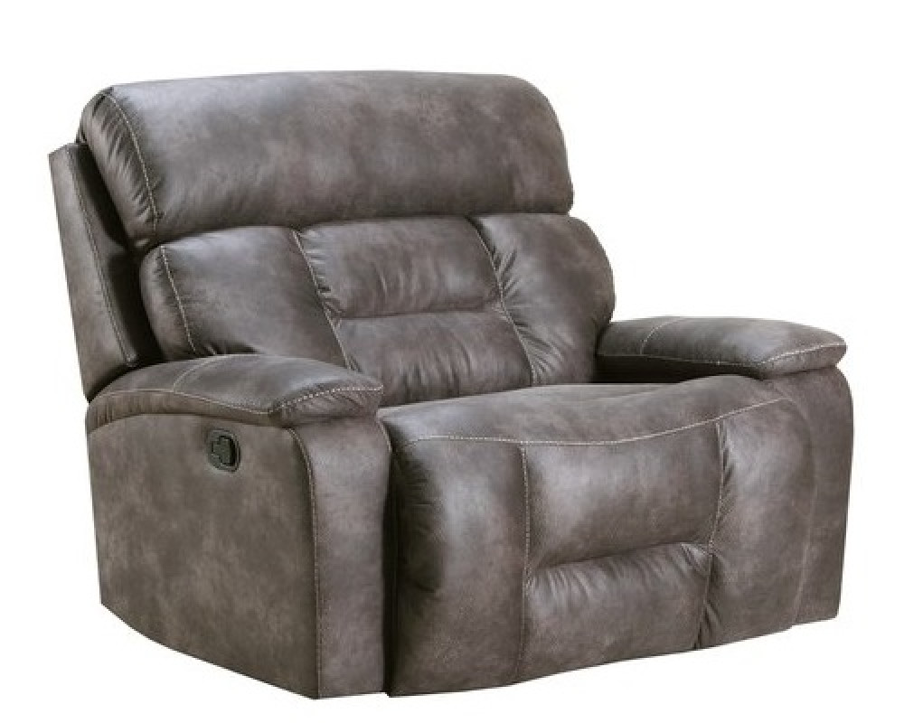 Good Deal Charlie Inc. Dorado Charcoal Cuddler Recliner Living Room