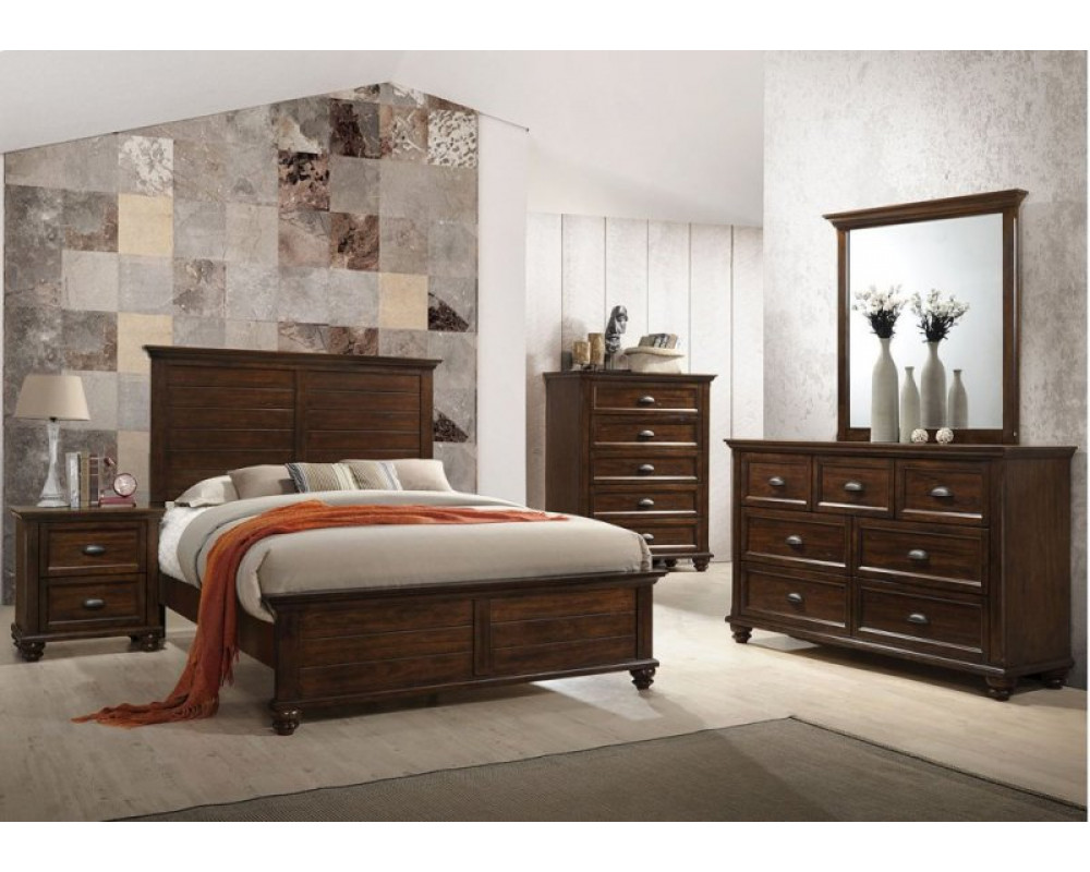 Remington King Bed, Dresser, Mirror, & Nightstand