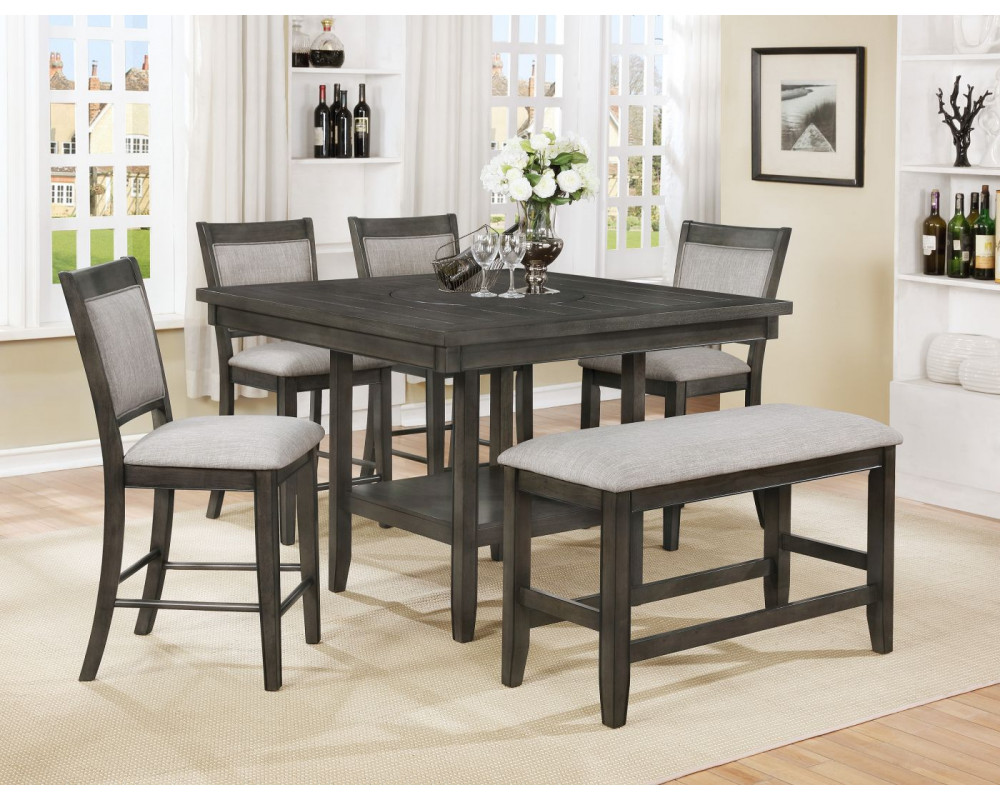 Fulton Grey Counter Height Table Set