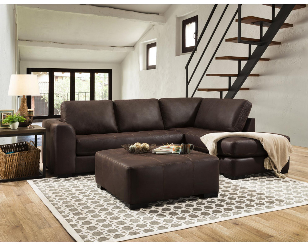 Good Deal Charlie Inc. Bandit Espresso Sectional Sectionals Living Room