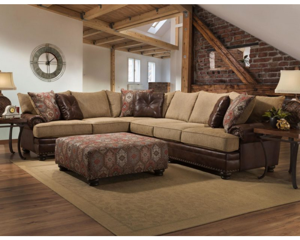 Sublime Treasure Chocolate Sectional