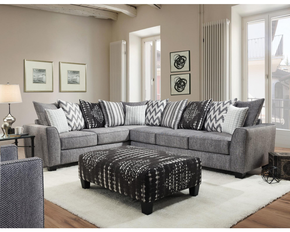 Groovy black sectional deals