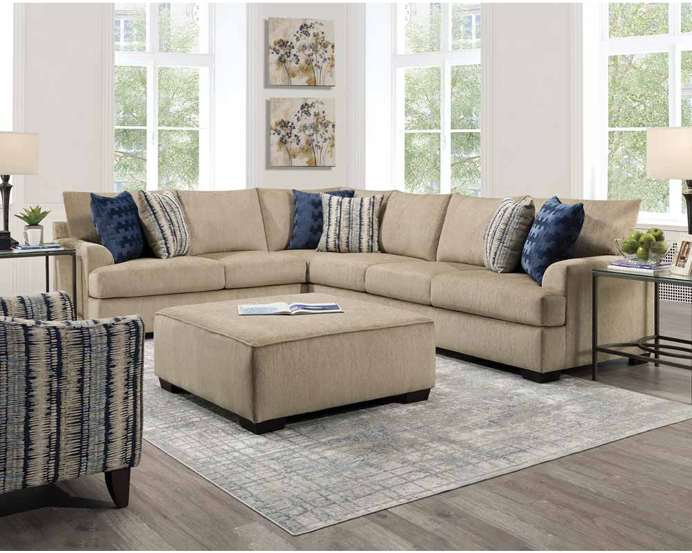 Good Deal Charlie Inc. Middleton Maple Sectional Sectionals Living Room
