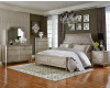 Windsor Silver Queen Bed, Dresser, Mirror, & Nightstand