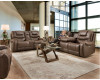 Desert Chocolate Recliner Sofa & Console Loveseat