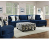 Groovy Navy Sectional