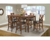 Alex Espresso Counter Height Dining Table & 6 Chairs