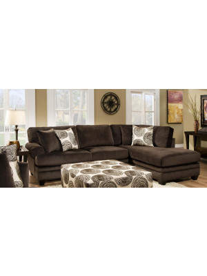 Groovy Chocolate Sectional