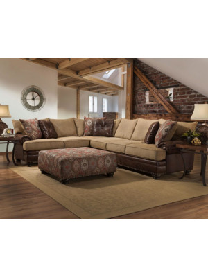 Sublime Treasure Chocolate Sectional